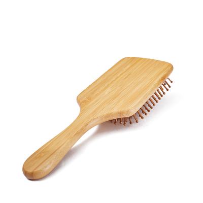 China For Home Use China Factory For Home Use Comb And Wood Handle Bamboo Wood Bristle Brush Thick Hair for sale