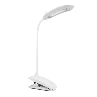 China Living room factory supply OEM ODM white LED book lamp lithium battery power clip on reading light night reading for sale