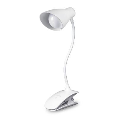 China Retro Simplicity Clip Light Student Eye Protection Book Light LED Lamp White Light Rechargeable Study Single Table Lamp for sale