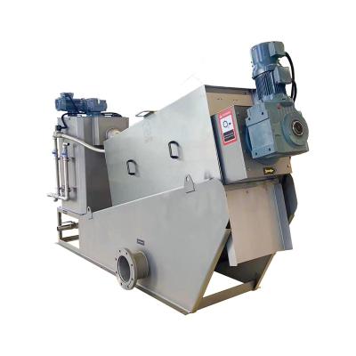 China Municipal and industrial sludge dewatering screw press machine sludge dehydrator for sewage treatment for sale