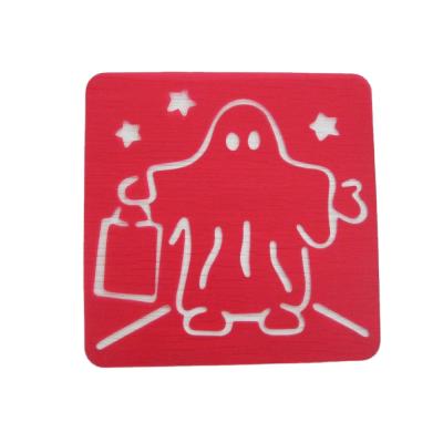 China PP /PVC /PET Size Custom Logo PP Die Cut Cards For Kids Drawing for sale