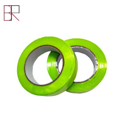 China Green Yellow 20mm Car Masking Tape For Auto Painting for sale