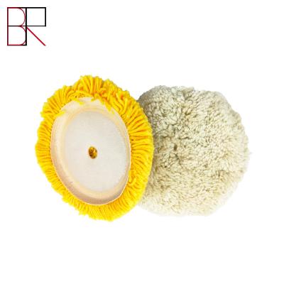 China Round 2-3 Coats Single Sided Wool Polishing Pad 60μm for sale