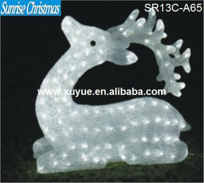 China Led Acrylic Reindeer LED Lights, Acrylic Christmas Decoration, Animated Acrylic LED Figures (MOQ: 100PCS GS/CE) SR13C-A65 for sale