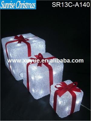 China Lighted Acrylic Gift Box LED Lights (MOQ: 100PCS GS/CE) SR13C-A140 for sale