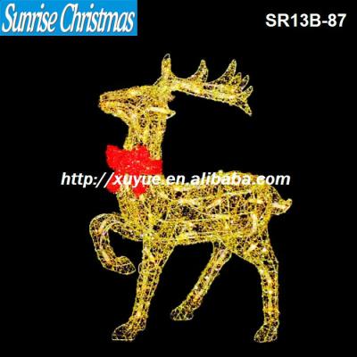 China Outdoor reindeer with lights/New Christmas items/Christmas lighted decorations SR13B-87 for sale