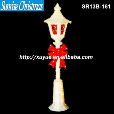 China Lighted street lamp / new Christmas decoration with outdoor white lights / NC 2013 Christmas items SR13B-161; GUA XUYUE SR13B-161 for sale