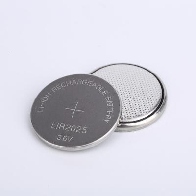 China Toys Rechargeable Lithium Ion Battery 3.6v 180mAh Coin Cell Battery LIR3032 for sale