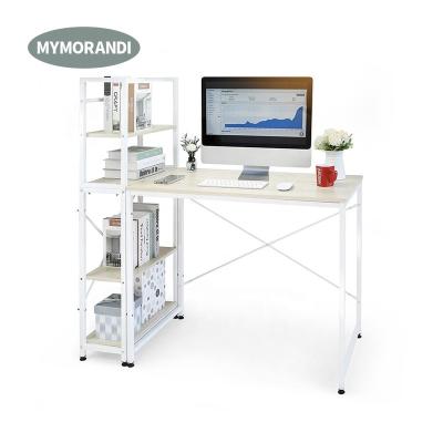 China (Other) Modern Adjustable Study Desk Writing Table Computer Table Desk with Book Shelves for Home Office for sale