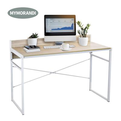 China Adjustable Simple White Metal Home Office Computer Table Steel Wooden Desk (Other) for sale