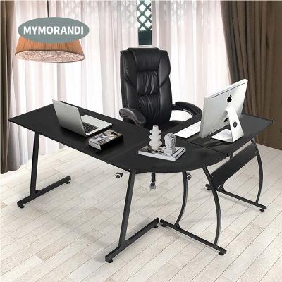 China Adjustable Modern L Shaped Wooden PC Desk Corner Computer Desk (Other) for sale