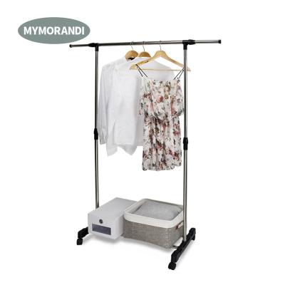 China MOBILE Heavy Duty Garment Rack Hanging Clothing Rack Clothes Drying Rack for sale