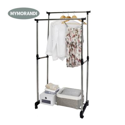 China Modern Cheap Modern Clothes Dryer Rack Double Tier Clothes Dryer Rack Hanging Rack Clothes Hanger Rack for sale