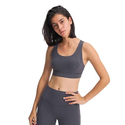 China 2021 new breathable sports bra QUICK DRY yoba nude bra top yoga fitness stretch gym sports for sale