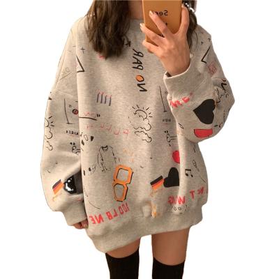 China Anti-wrinkle New Arrival Fashion Woman Hoodies and Sweatshirts Tie Dye Pattern Pullover Hoodie Women's Hoodies for sale