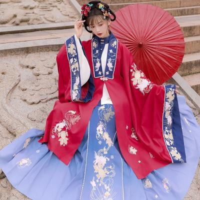 China Ancient chinese traditional costume hanfu costume traditional chinese clothing fairy art stage show photography art tv series for sale