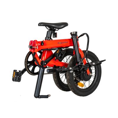 China High Power Red Alloy Sakura 36v 250w Aluminum Electric Assisted Bike With Over 50kms Long Range for sale