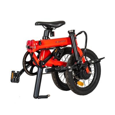 China High speed eletrica folding aluminum alloy china bici 25km/h red bike /250w folding electric motor bicycle for sale