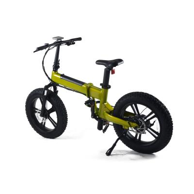 China 2021 multifunctional new design 20 inch snow folding fat tire bike electric bicycle for sale