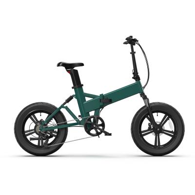 China New design aluminum alloy 2022 CE fat 20 inch 500W 48V lithium foldable e tire bikes 2021 electric bicycle mtb ebike for sale