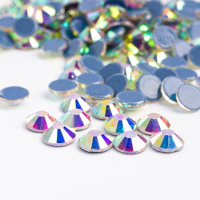 China Environmental Inspection XN Factory Supplies Wholesale SS3-SS30 Hotfix Crystal Rhinestone Hotfix Glue Back AB Flatback Rhinestone Rhinestone for sale