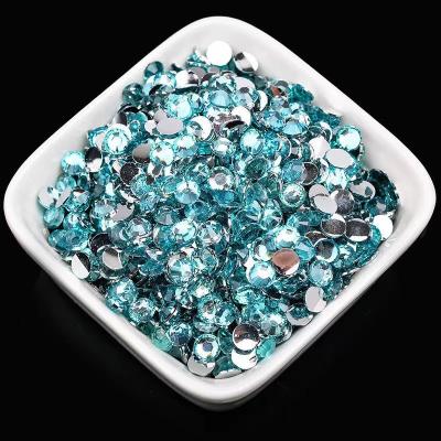 China Non-Hot Fix High Quality XN Shinning Strass Around Nail Art Rhinestones Bulk Transparent Flatback Rhinestone Resin For Dress for sale