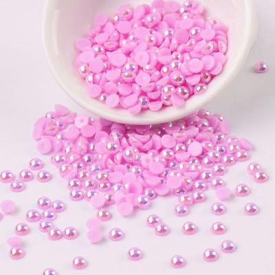 China Environmental Inspection Flatback Half Round Beads Multi-Size Open Jump Rings Loose Spacer Beads Earring Hooks For Jewelry Making Handwork for sale