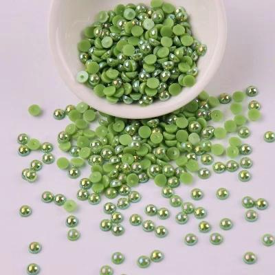 China Amazon Hot Selling Round Small Environmental Inspection Flatback Half Pearl Miscellaneous Rhinestone Gold Rivet Stickers Nail Decorations For Nail Art for sale