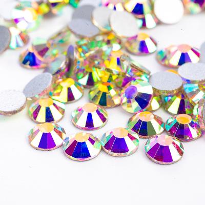 China XN Pack Crystal AB Flatback Shinning Back Rhinestone ss3 ss4 ss5 ss6 ss8 ss10 ss12 ss16 ss20 ss30 Hotfix Wholesale Bulk Sliver No for sale