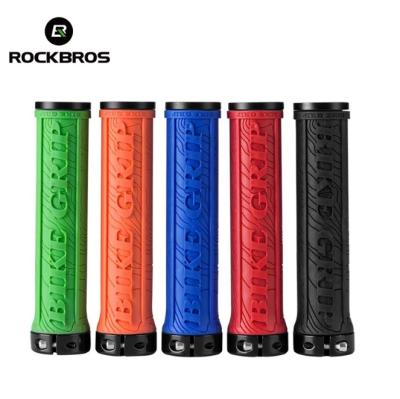 China TPR Grip Anti-Slip Rubber Cover Grip Bicycle Mountain Parts Bicycle Lock Anti-Skid Handlebar Grips for sale