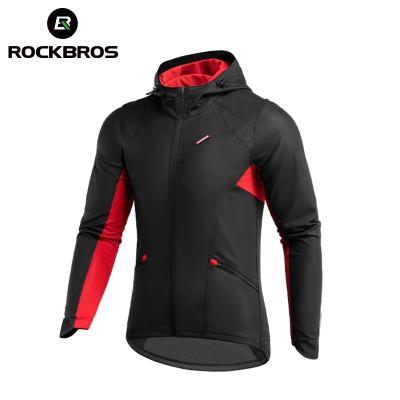 China Breathable Custom Cycling Thermal Coat Jacket Windproof Jersey Fleece Reflective Winter for sale