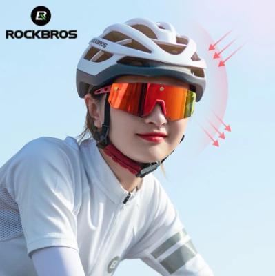 China New UV Protection TR90 Frame Mirrored Glass Windproof UV400 Sport Cycling Sunglasses For Men Women Polarized Sunglasses Cycle Glass SET for sale