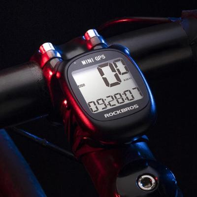 China Mini Portable Wireless Bike Digital Meter LCD Tachometer For Bikes 1.6 Inch Display Backlight Bicycle Computer Waterproof Speedometer for sale