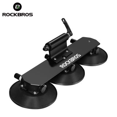 China Suction Durable ROCKBROS Alumiunm Car Bike Rack 1 Bike Carrier Quick Release Bike Top Racks for sale