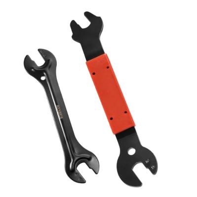 China Portable Durable Mini Carbon Steel Bike Head Open End Axle Hub Cone Wrench Spanner Mountain Road Bicycle Service Tool 15/16 17/18mm for sale