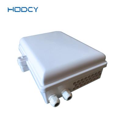 China 1*16 Fiber Network Distribution Box , 24 Core CTO FTTH Fiber Optic Termination Box for sale