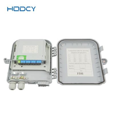 China FTTH Outdoor Fiber Optic Termination Box , NAP 16 Core Telecommunication Distribution Box for sale