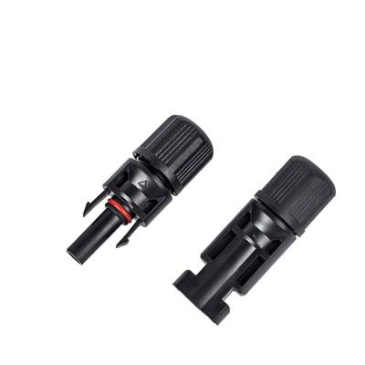 China UL94-V0 R4 Plug Photovoltaic Waterproof Solar Panel Connectors IP68 Flame Retardant for sale