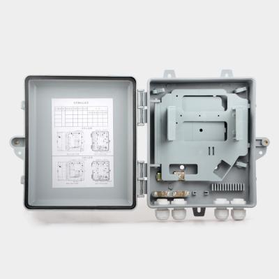 China IP65 Waterproof Fiber Optic Distribution Box FTTH 12 Core Outdoor Fiber Terminal Box for sale