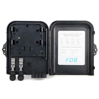 China Outdoor Fiber Optic Distribution Box 16 Cores 1x16 FTTH Splitter Box 1.8KG for sale