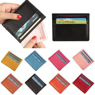 China Front Pocket Wallet Minimalist Ultra Slim Rfid Slim Wallet Blocking Credit Card Holder Leather Wallet for sale