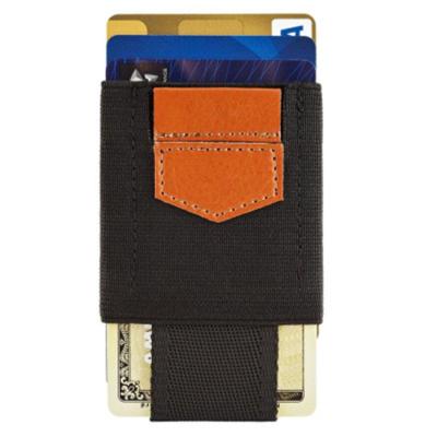 China Best anti-theft branded rfid stitching nylon thin men's wallet minimalist wallet for sale