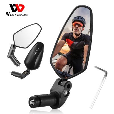 China Cycling Aluminum Mirror CYCLING WEST Frame Mini Portable Other Bicycle Accessories Cycling Bicicleta Bike Bicycle Mirror for sale