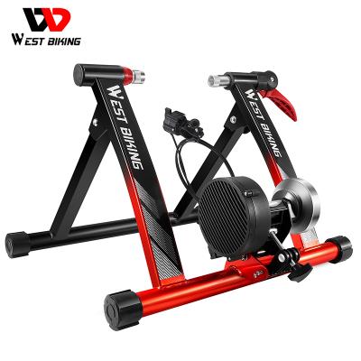 China Durable WEST CYCLING Wholesale Roller Bike Retraining Indoor Exercising Trainers Bike Home Trainer Bicycle Roller Smart Trainer for sale