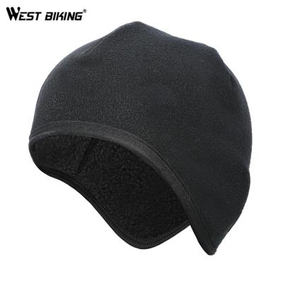 China WESTERN CYCLING Stretch Fabric Ponytail Hole Velvet Winter Sport Quilting Bicycle Covers Windproof Warm Bikes Riding Hats Outdoor Sports Running Cycling Hats for sale