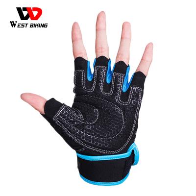 China WESTERN CYCLING Cycling Gloves GEL Gloves 3D Gloves Professional Sports Protecte Half Finger Riding Non-slip Breathable Bicycle Racing Cycling Gloves for sale