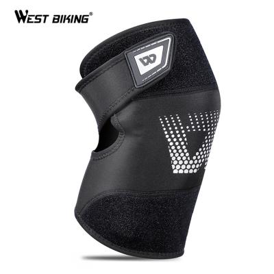 China Polyester & Cotton WEST BIKING High Elasticity Outdoor Sports Knee Pads Breathable Knee Pad Warm Comfy Bike Skin-friendly Mountain Waterproof for sale