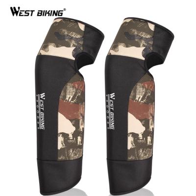 China New Winter Elasticity WESTBIKING Ski Snow Knee Pad Protector Cycling Arm Warmers Motorcycle Bike Leg Warmers Electric Windproof Breathable Adjustable Leg Cover for sale