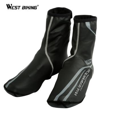 China WESTERN CYCLING Cycling Shoes Antibacterial Cover Waterproof Outdoor Zipper Winter Cycling Warm MTB Shoe Cover Rain Waterproof Cover For Cycling Shoes for sale