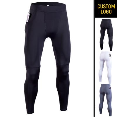 China New Antibacterial Factory Tight Skinny Elastic Waist With Pocket Pull Down For Sportswear Long Pants Gym Fitness Wear Pants And Trousers for sale